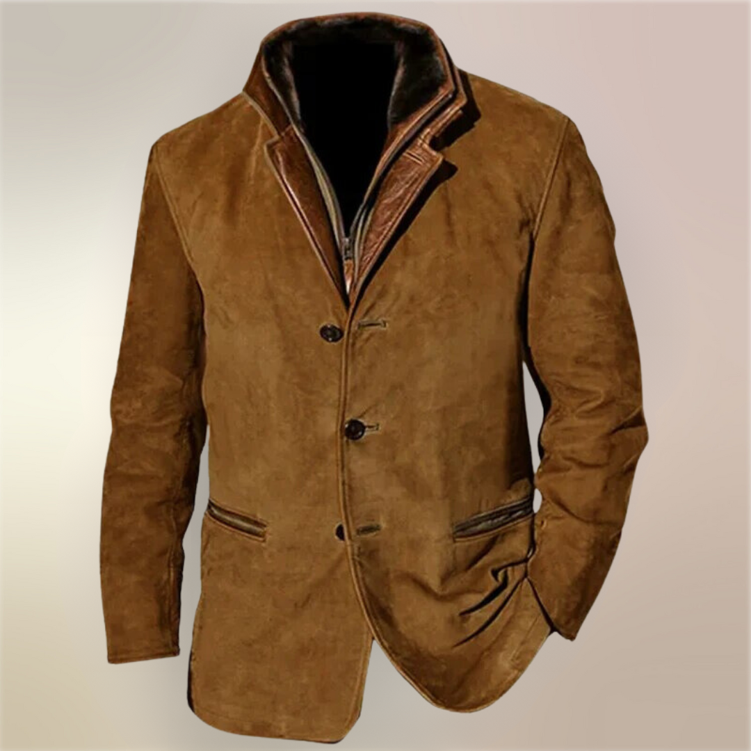 Nathan™ - Veste Vintage Élégante et Confortable