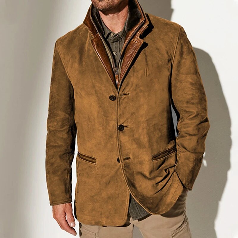 Nathan™ - Veste Vintage Élégante et Confortable