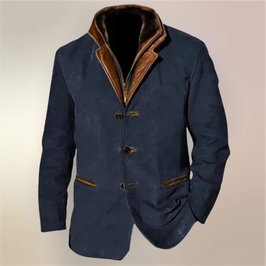 Nathan™ - Veste Vintage Élégante et Confortable